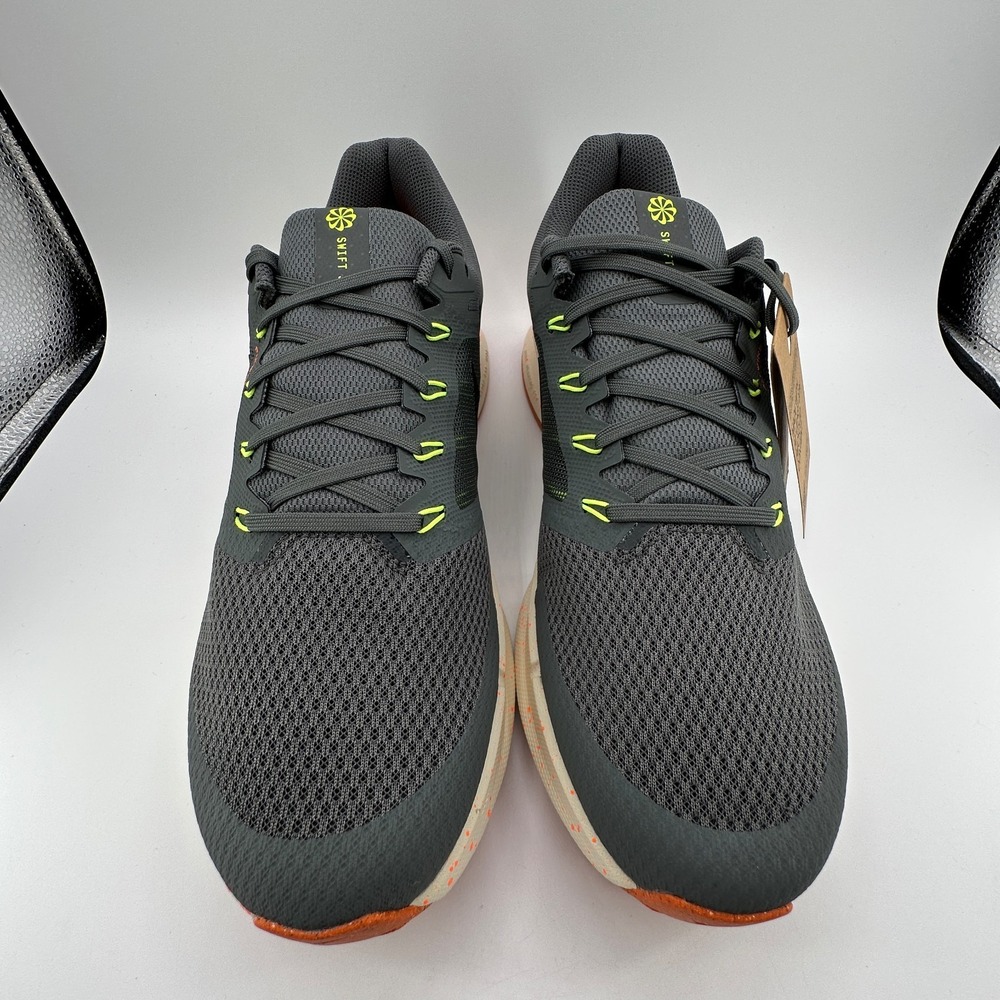 Nike Run Swift 3 Mens Running Shoes Mens 13 Iron Grey-Orange HV5226-068 NEW - Picture 4 of 13
